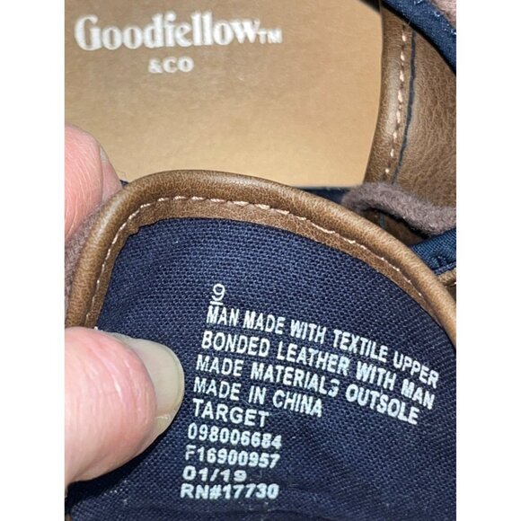 Goodfellow & Co Fashion Sneakers Brown Low Top Lace Up Casual Classic Mens 9 - Picture 7 of 10